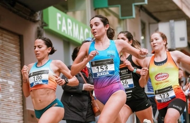 Alicia Berzosa en el Campeonato de España de 10km en ruta