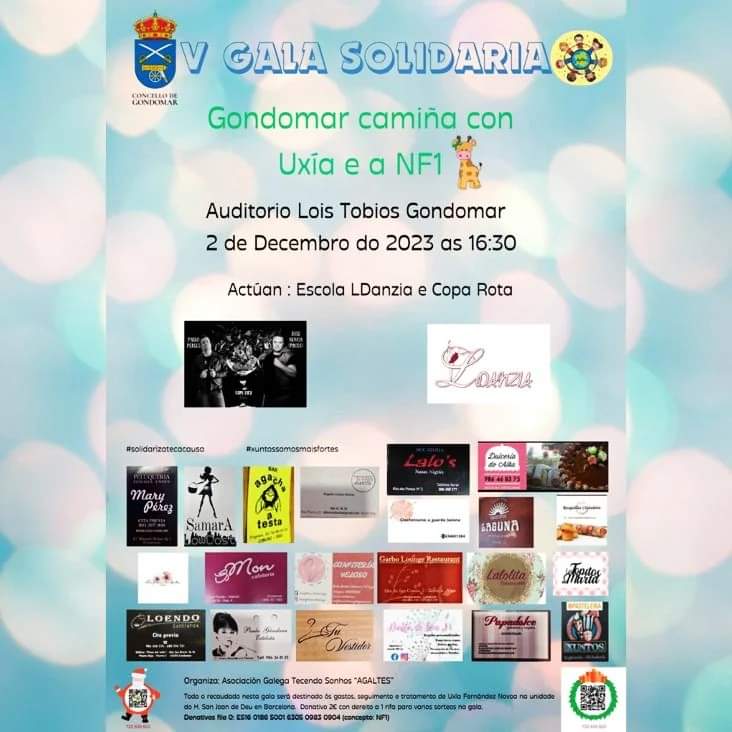 Cartel de la gala benéfica.