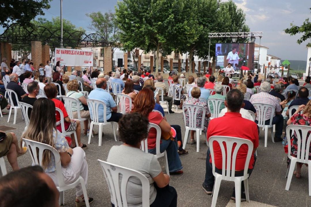 Hubo actos, en distintos puntos de la provincia de Jaén, para dos de los tres candidatos a las primarias del PSOE andaluz