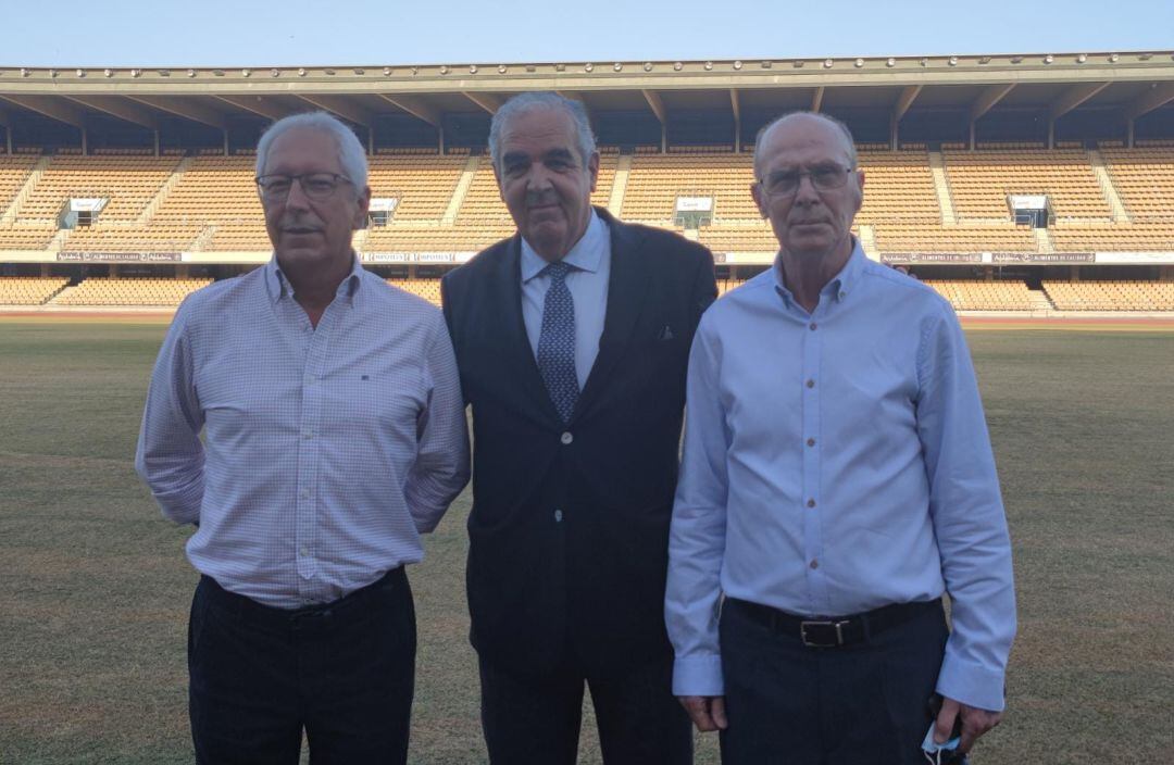 Ignacio de la Calle junto a Pepe Ravelo y Rafael Coca 