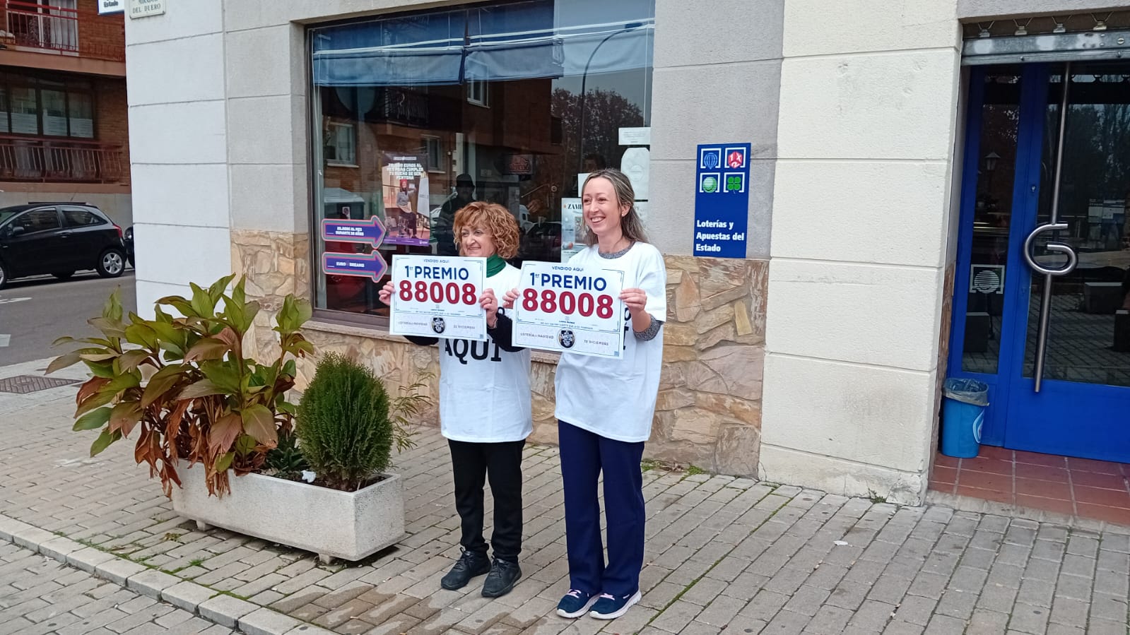 Bar El Azar, en Zamora, que ha vendido un décimo del gordo, el 88008
