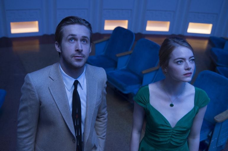 Fotograma de la película &#039;La La Land&#039; con Ryan Gosling y Emma Stone. Archivo.