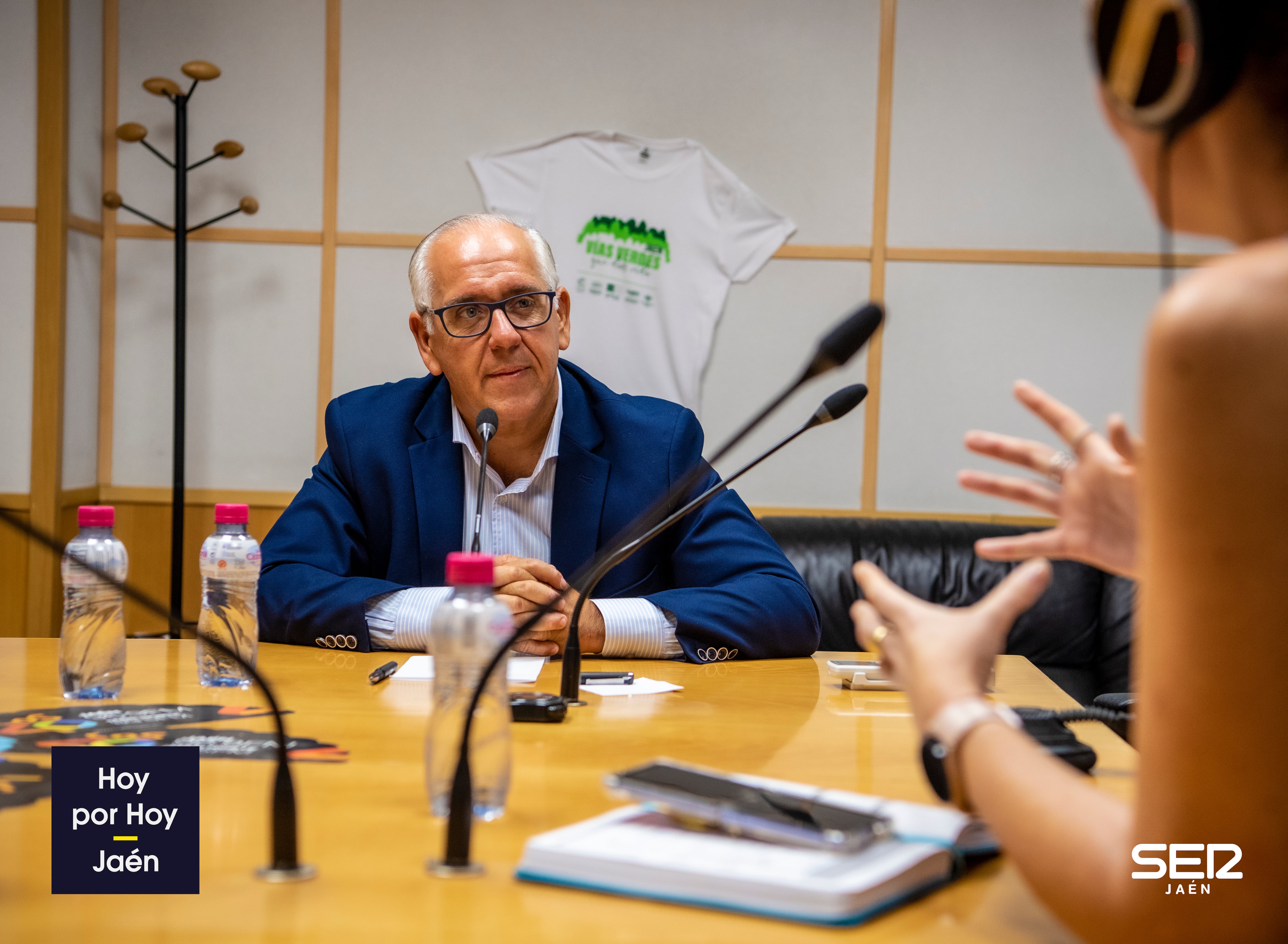 Jesús Estrella durante la entrevista concedida a Paola Serrano en el espacio Hoy por Hoy Jaén.
