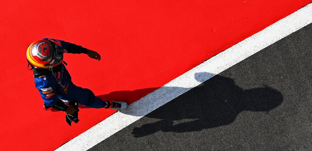 Carlos Sainz, durante los entrenamientos de esta semana