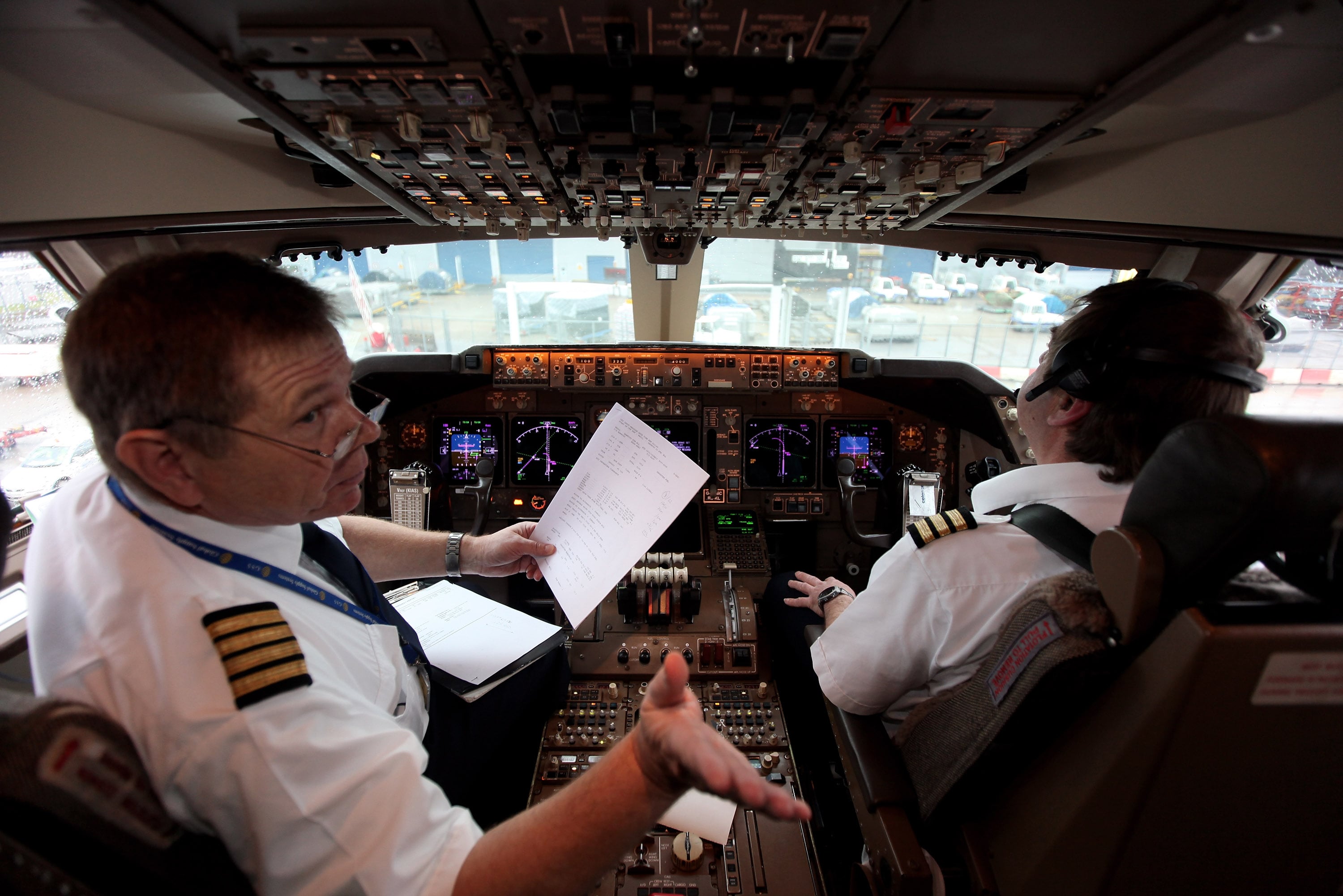 Dos pilotos de British Airways en una imagen de archivo