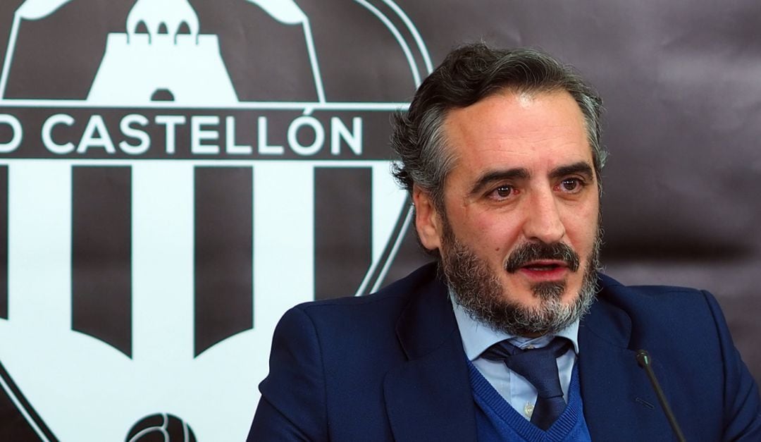 El presidente del CD Castellón, Vicente Montesinos
