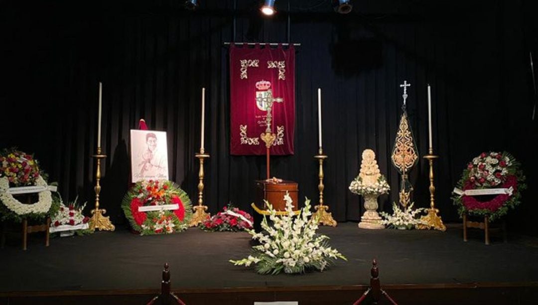 Capilla ardiente de José Manuel Rodríguez &#039;El Mani&#039; en el Centro Cultural El Tronío de Gines