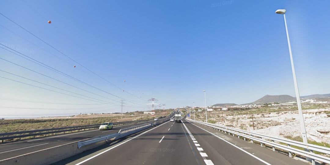 La autopista del sur de Tenerife (TF1) tuvo que ser cortada temporalmente al tráfico por la presencia de un caballo en la vía