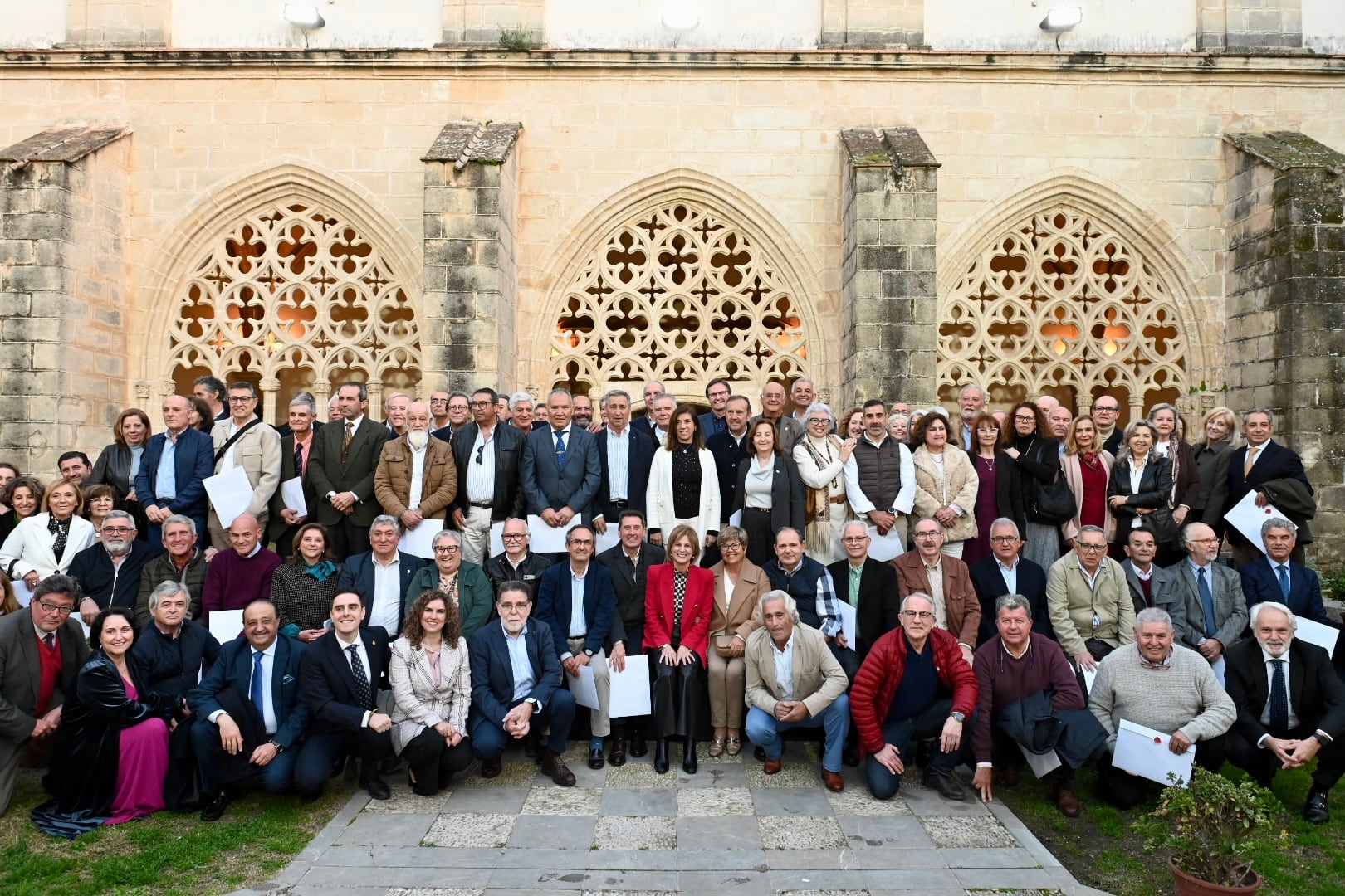 Antiguos trabajadores del Ayuntamiento de Jerez