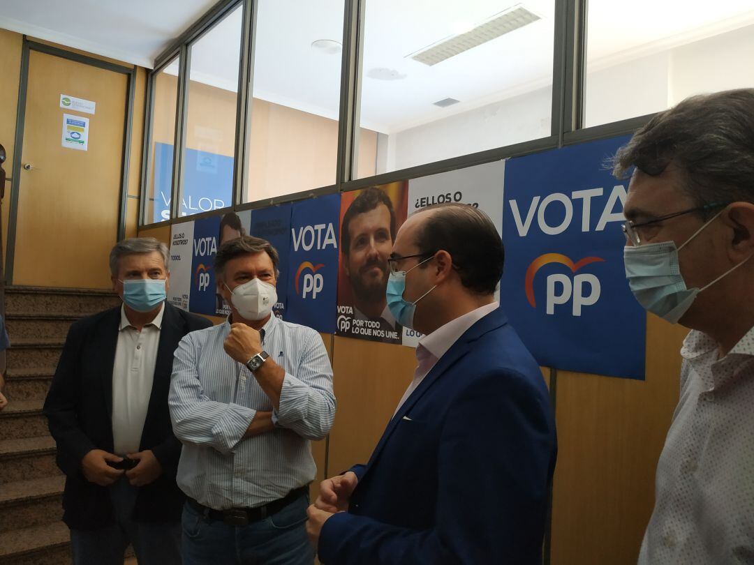 Raúl Valcarce, Francisco Vázquez, Marco Morala y Juan Martínez Majo