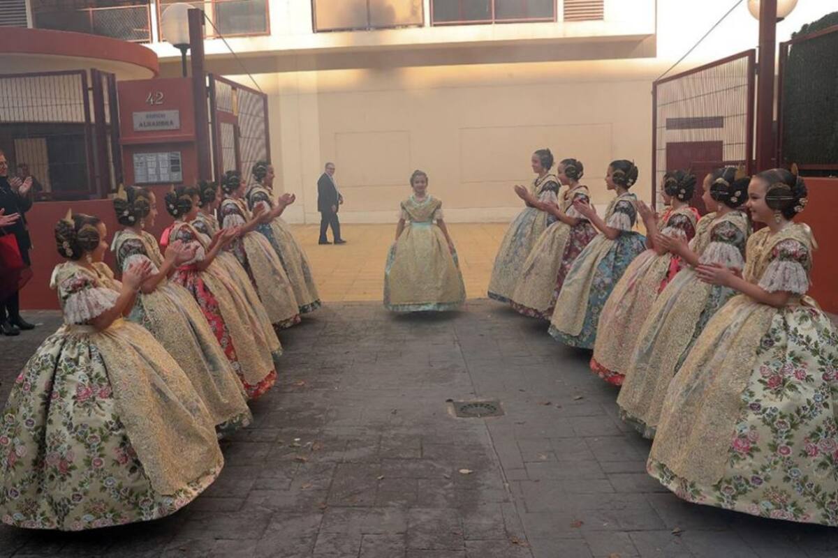 Exaltación de Carla García como fallera mayor infantil de València 2020