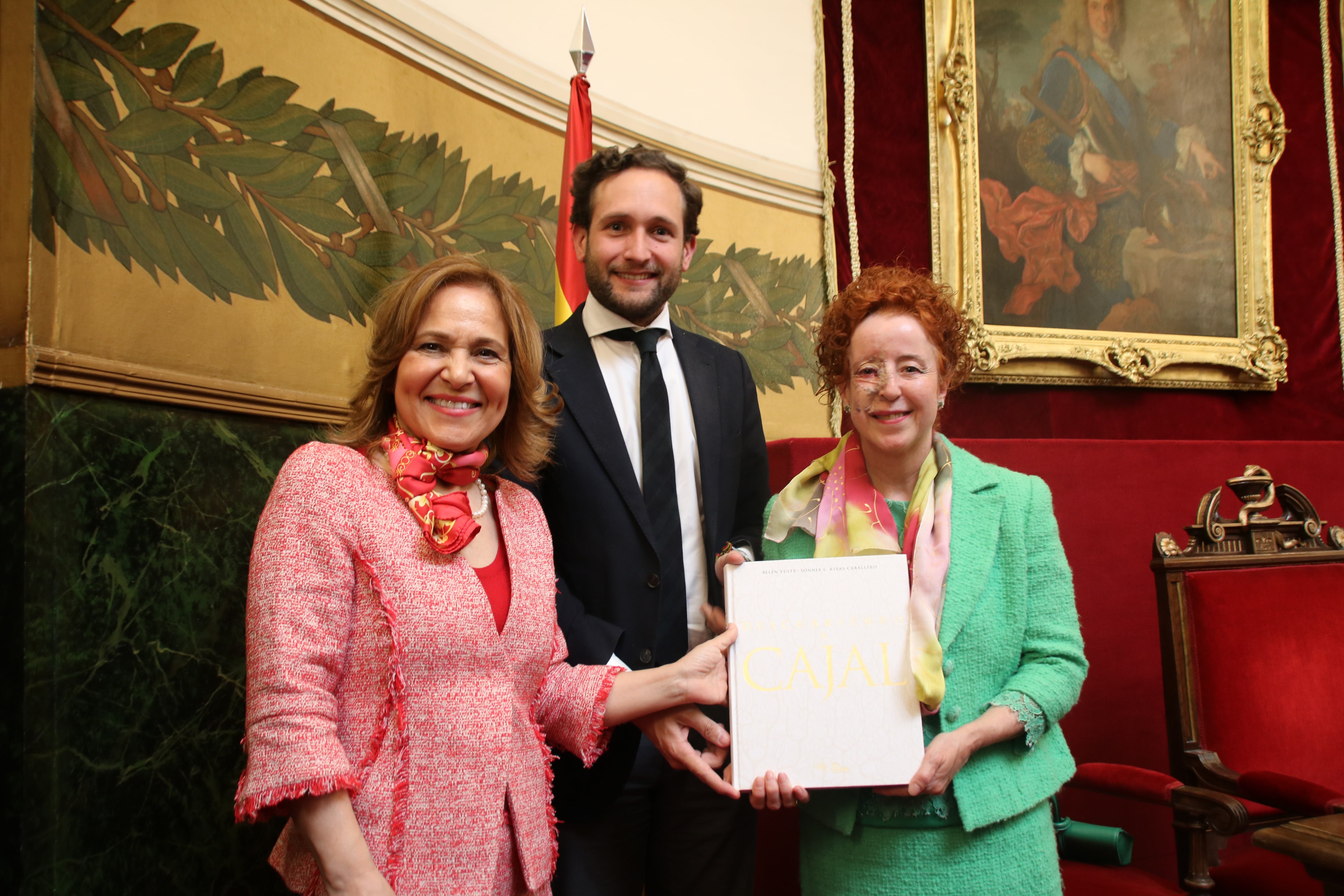 Isaac Claver en Acto en la Real Academia de Medicina de España