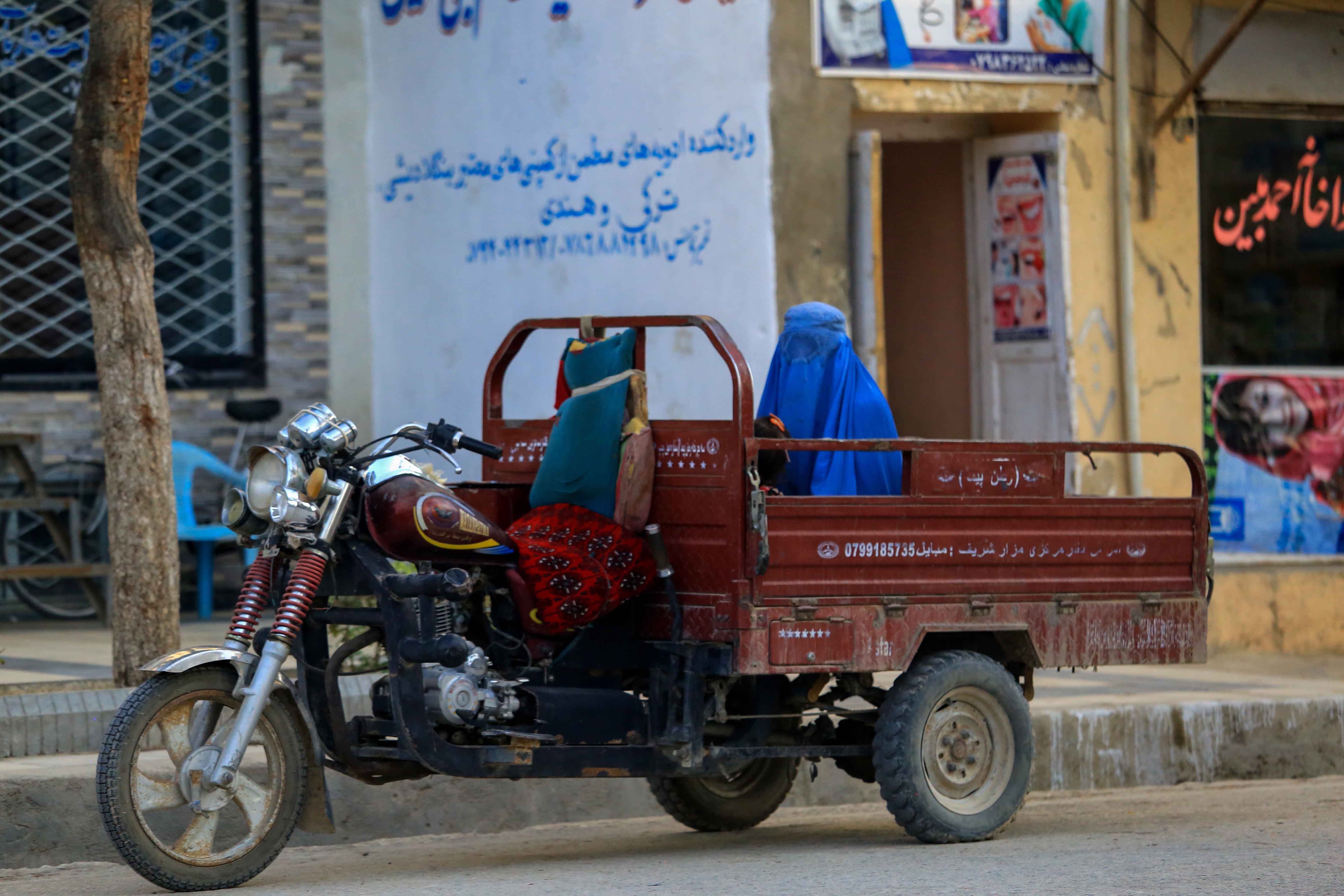 Una calle de Kabul