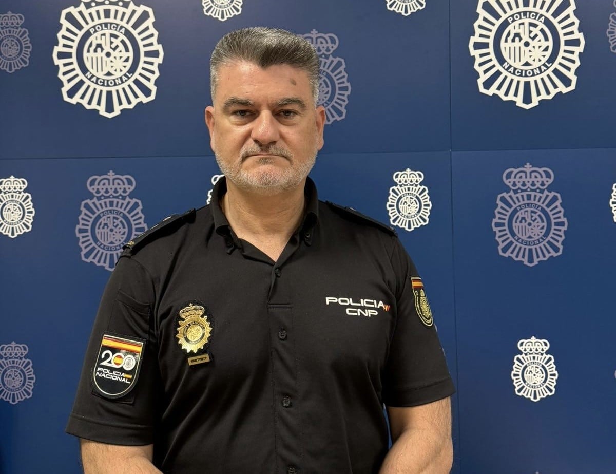 El comisario jefe de Policía Nacional de Jaén, Adriano Rubio.