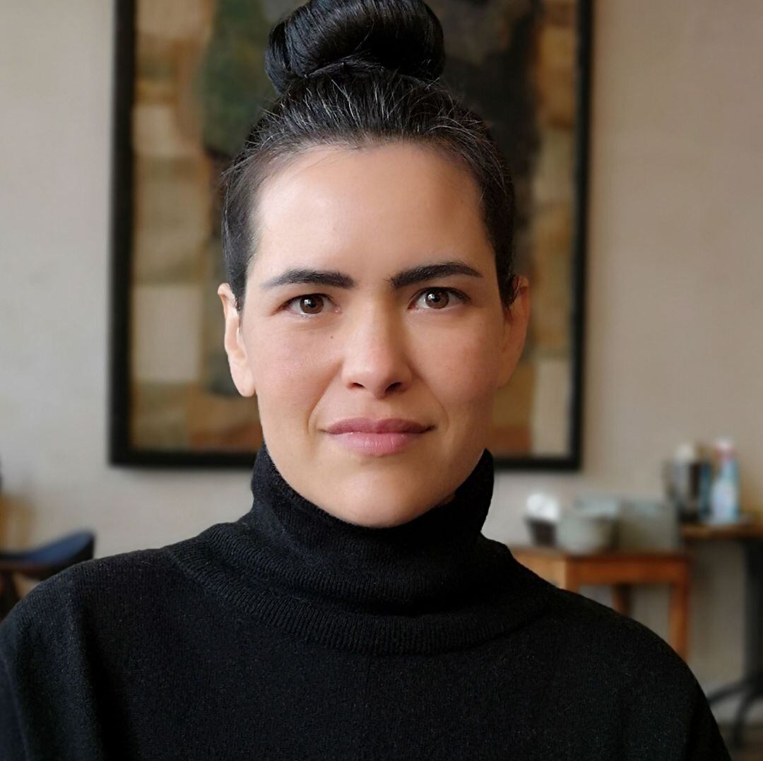 La artista alcoyana, Nuria Fuster