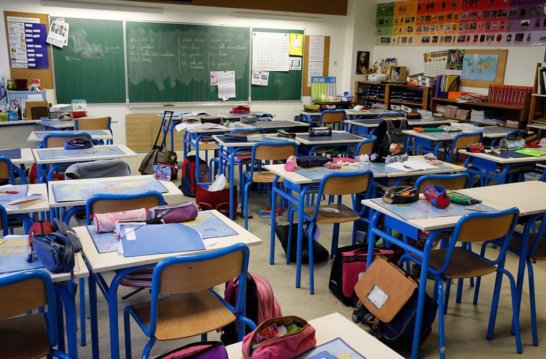Imatge d&#039;arxiu d&#039;una classe de primària