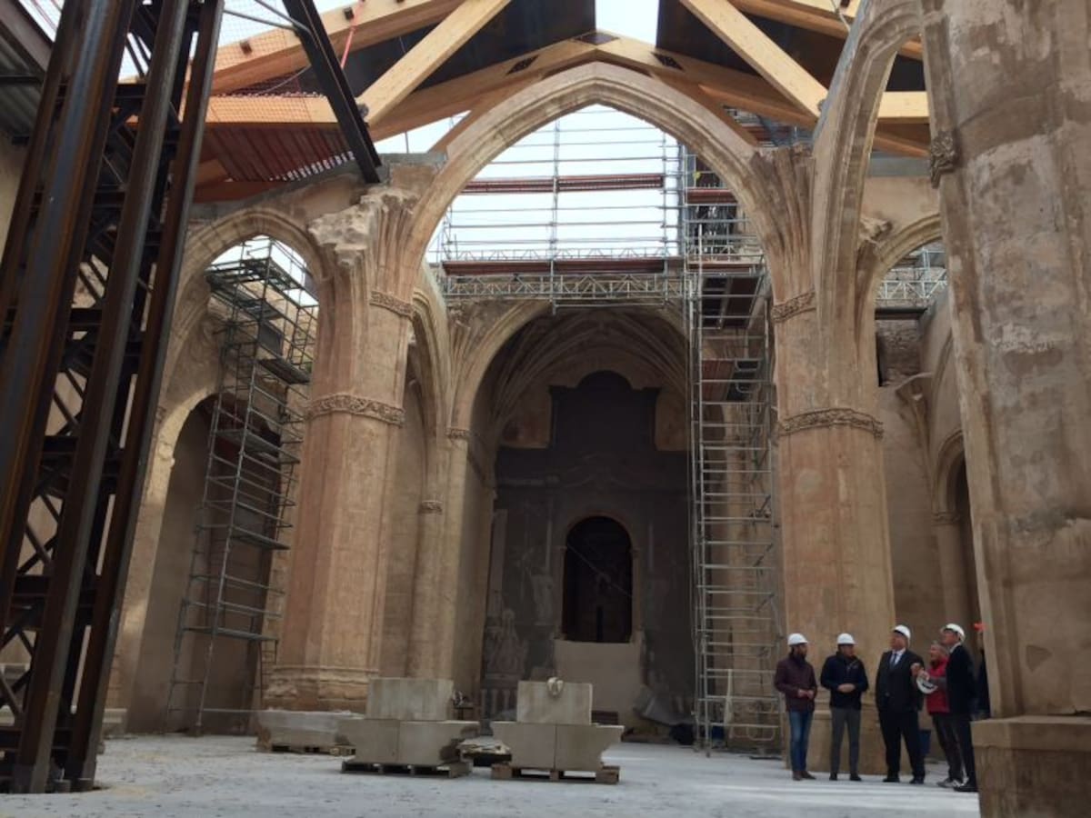La restauración de Santa María estará concluida el próximo mes de mayo