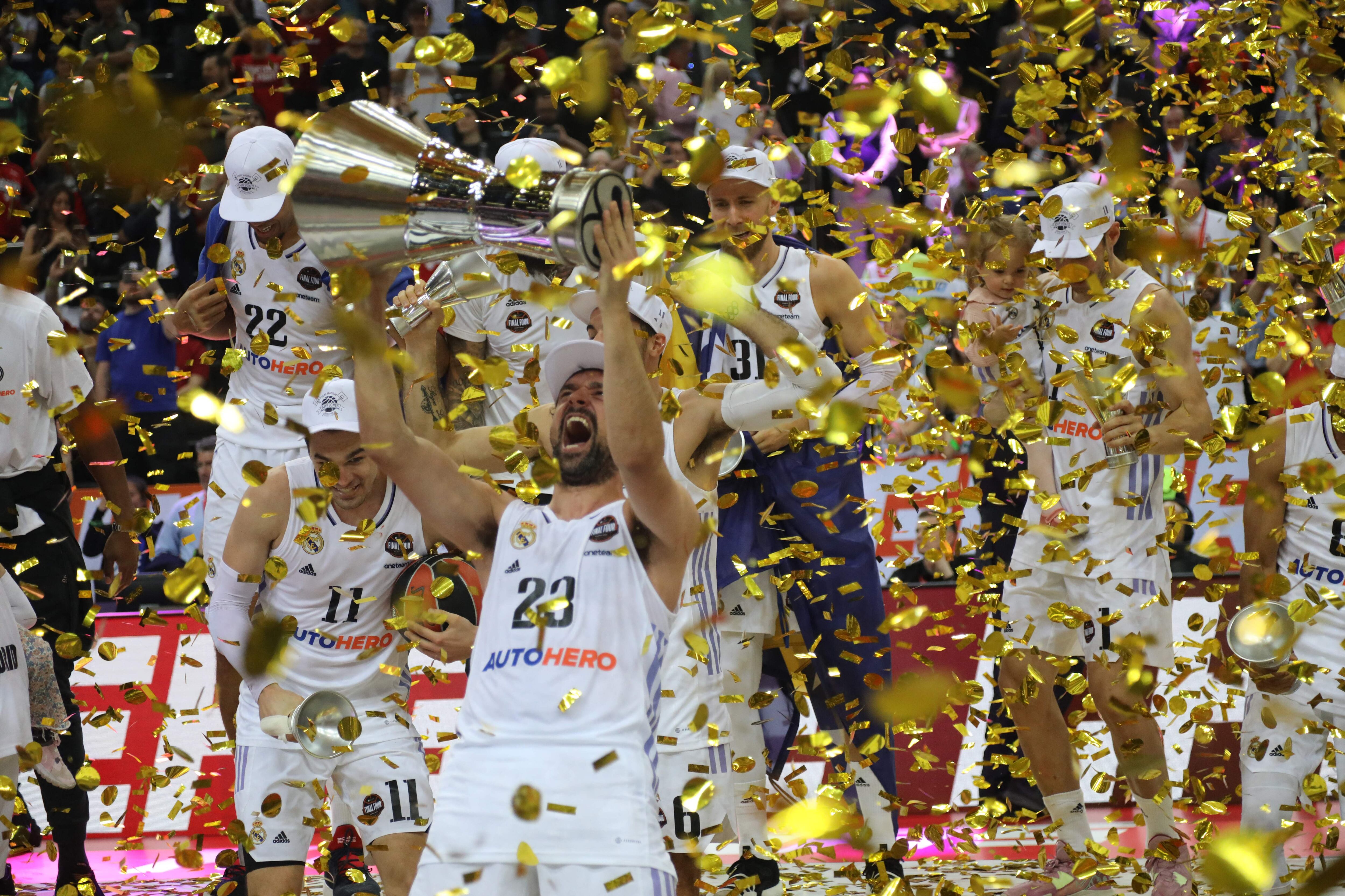 Sergi Llull va aixecar el 2023 el títol de campió de l'Eurolliga per tercera vegada.