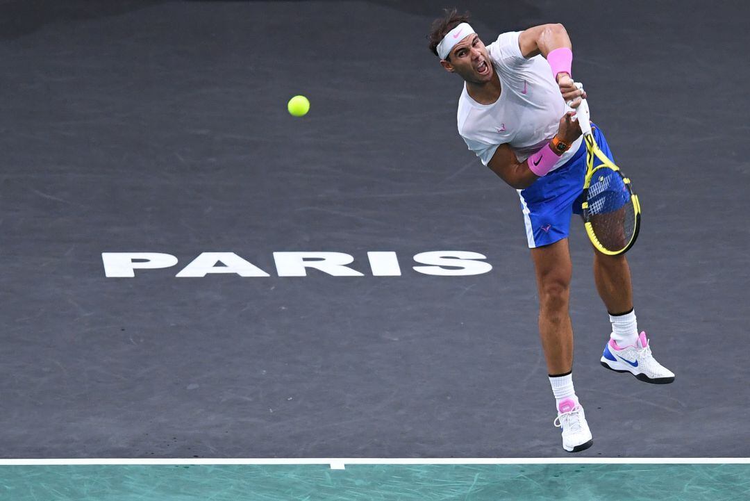 Rafa Nadal, en el Masters 1000 de Paris