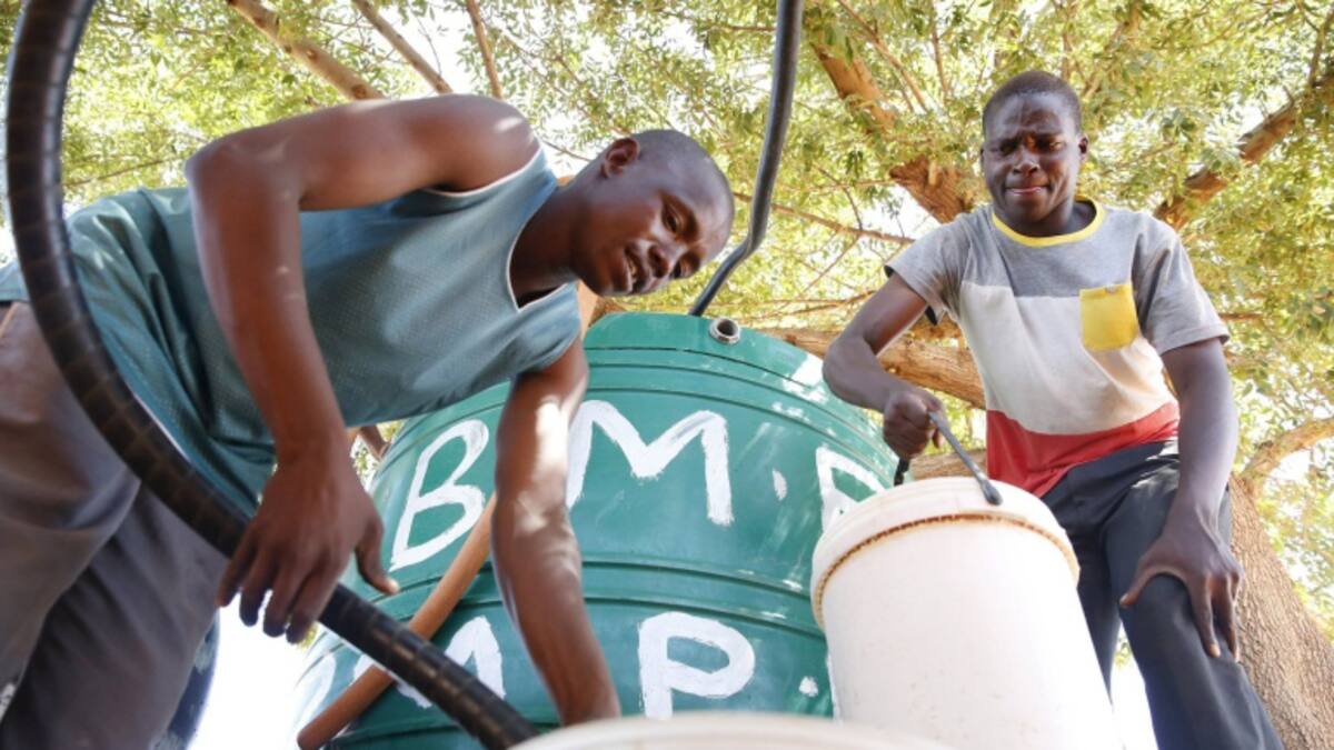Un pozo de agua y futuro