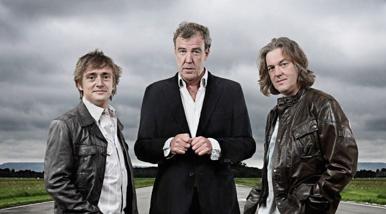 Jeremy Clarkson (c), James May (d) y Richard Hammond (i) en &#039;Top gear&#039;