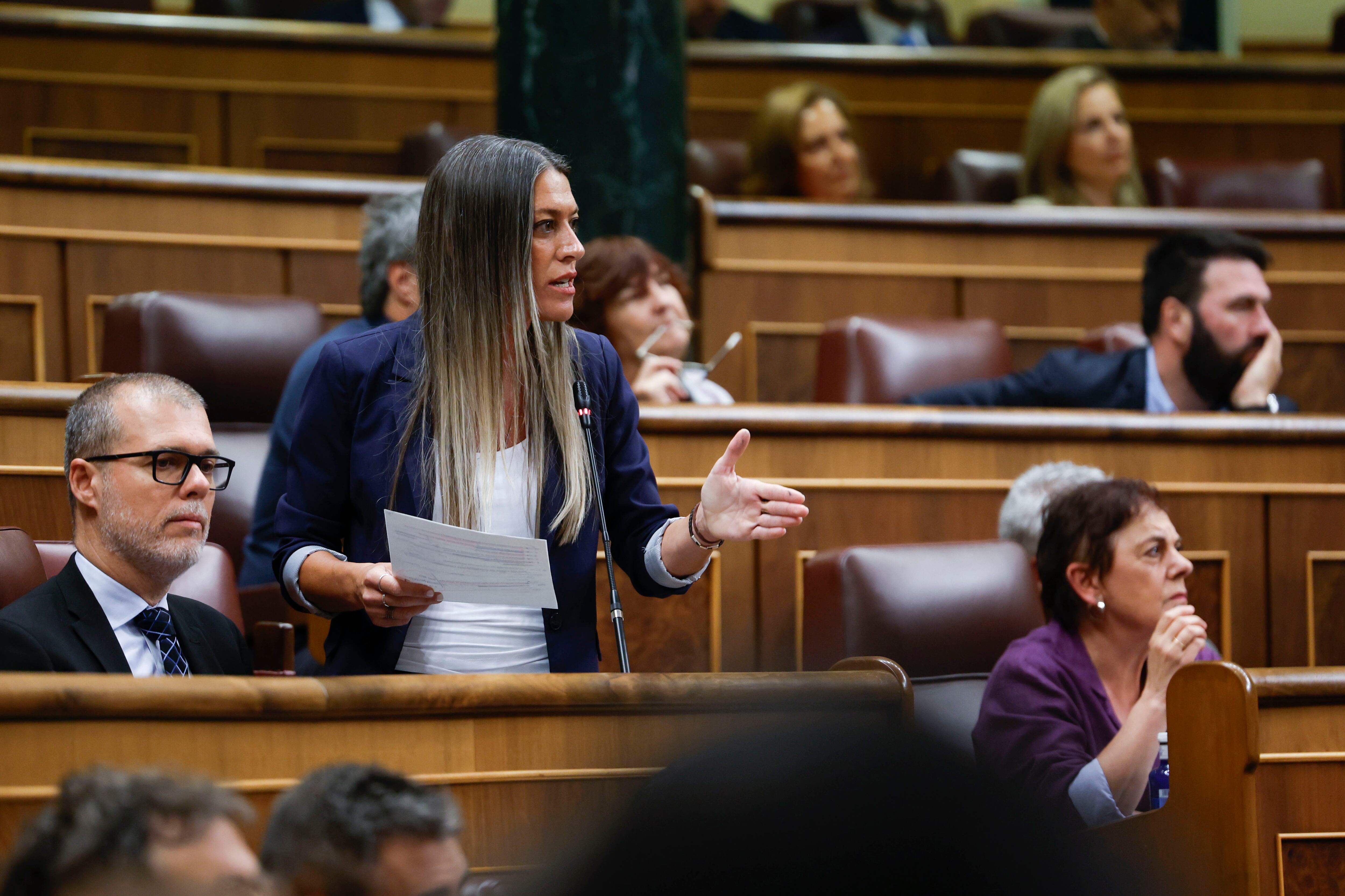 La portavoz de Junts, Míriam Nogueras.