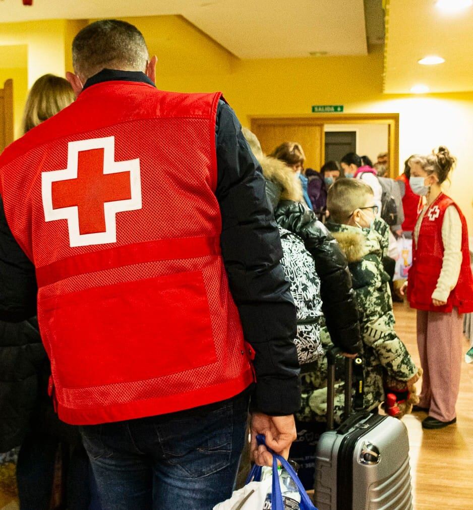 Desde el inicio de la guerra en Ucrania, Cruz Roja ha movilizado a 56 voluntarios.