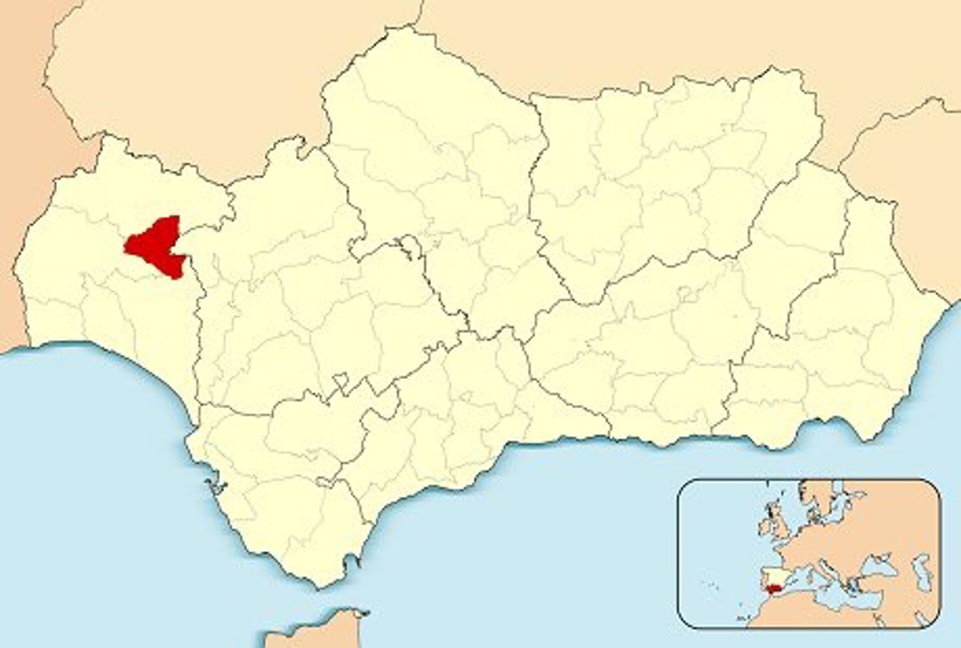 28-01-2022 Mapa que sitúa a la Cuenca Minera de Huelva.
ANDALUCÍA ESPAÑA EUROPA HUELVA SOCIEDAD
FUDEPA.
