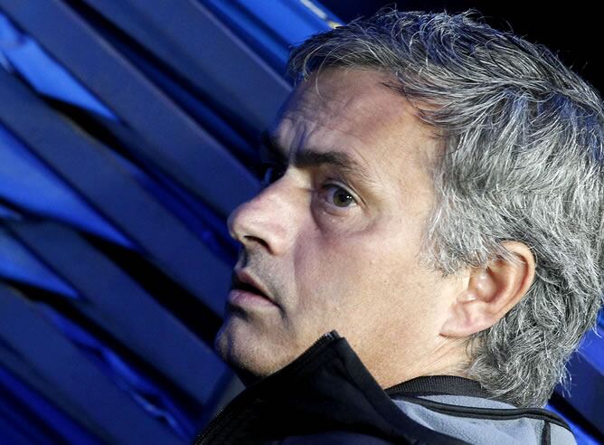 Mourinho, en el Bernabéu