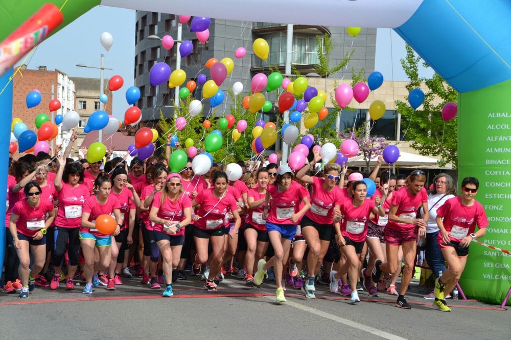 La carrera de la mujer se celebra este domingo en Monzón