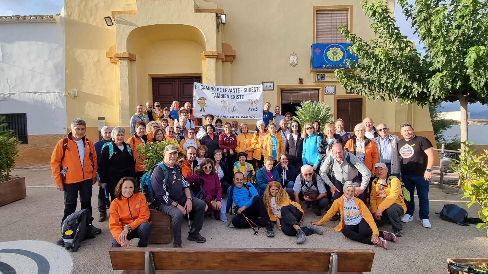 Visita de los amigos del Camino de Avila