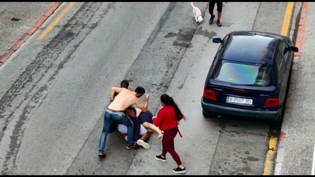 Un moment de la baralla