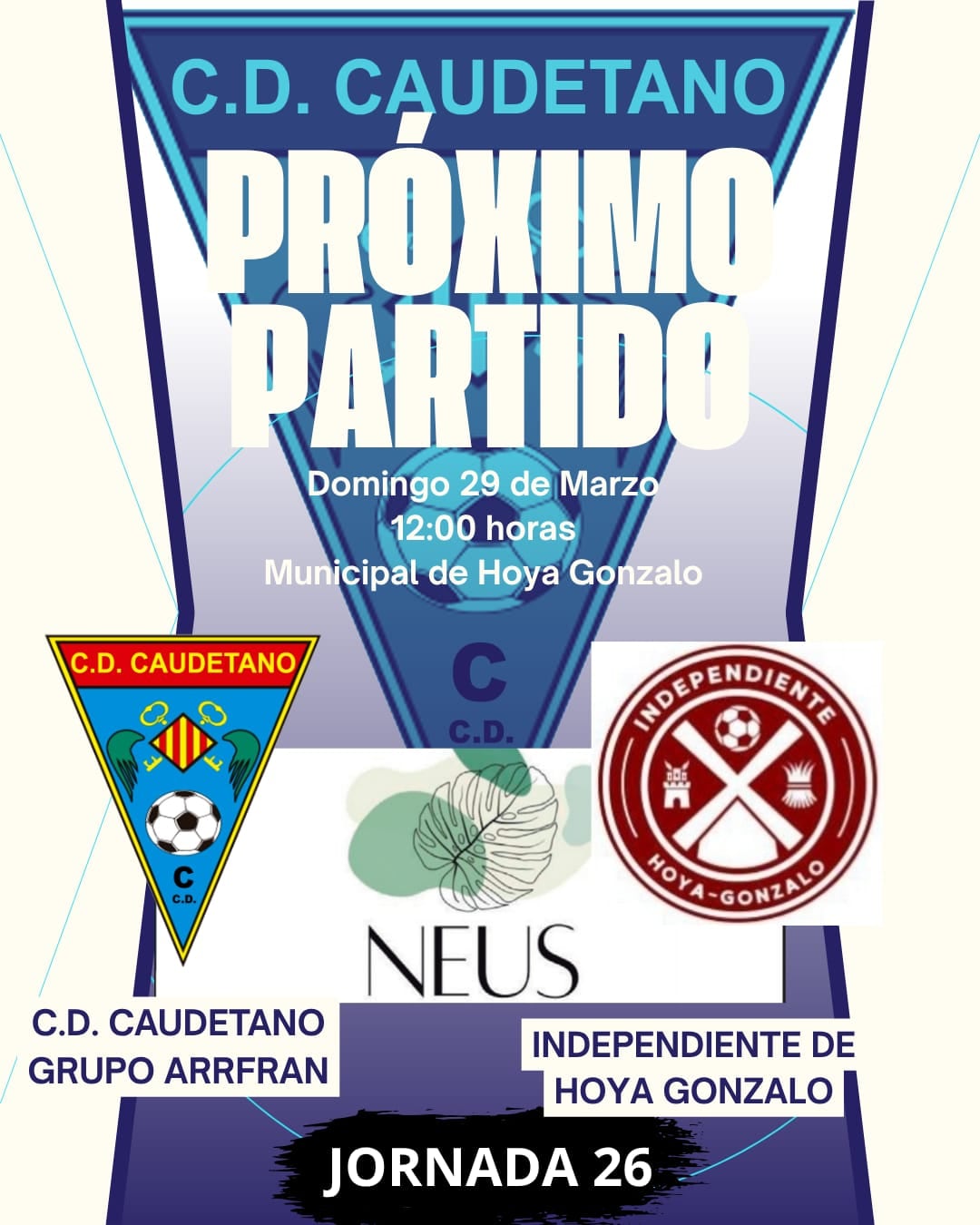 Cartel del partido