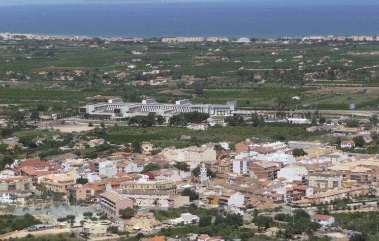 Vista aérea de la Entidad Local Menor de La Xara.