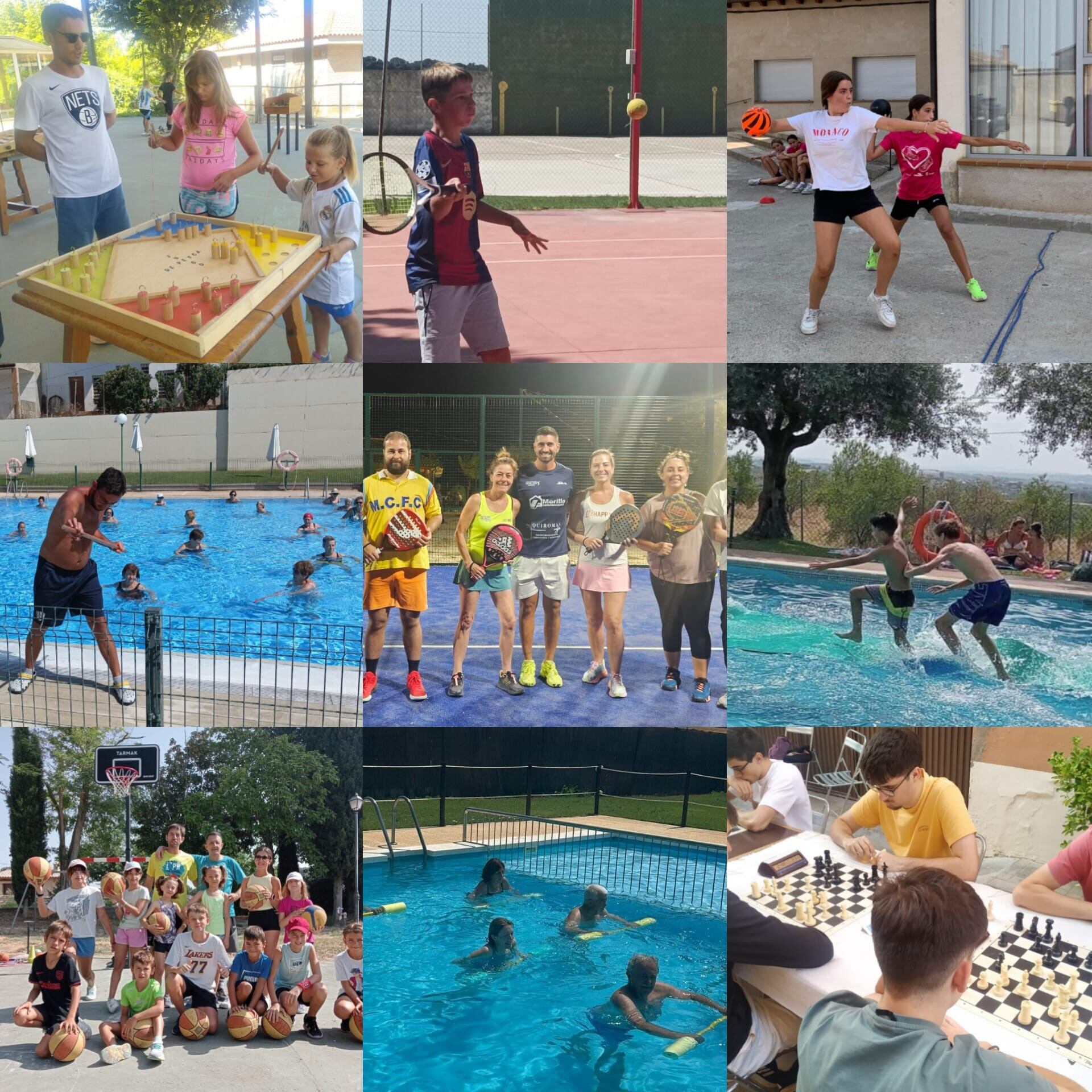 Distintos deportes se han practicado este verano en las localidades dela Comarca de Somontano