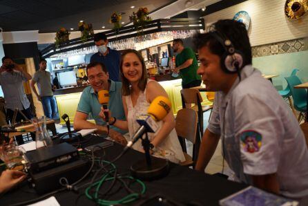 José Manuel Ortiz, Lourdes Reed y David Payán, parte del equipo de &quot;La Lorona&quot;