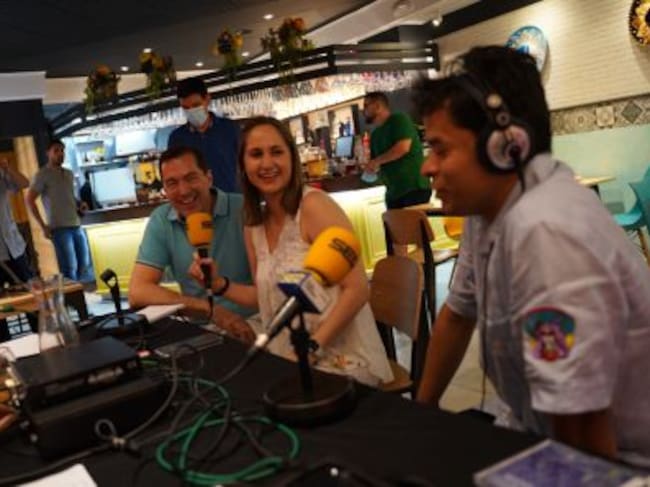 José Manuel Ortiz, Lourdes Reed y David Payán, parte del equipo de "La Lorona"