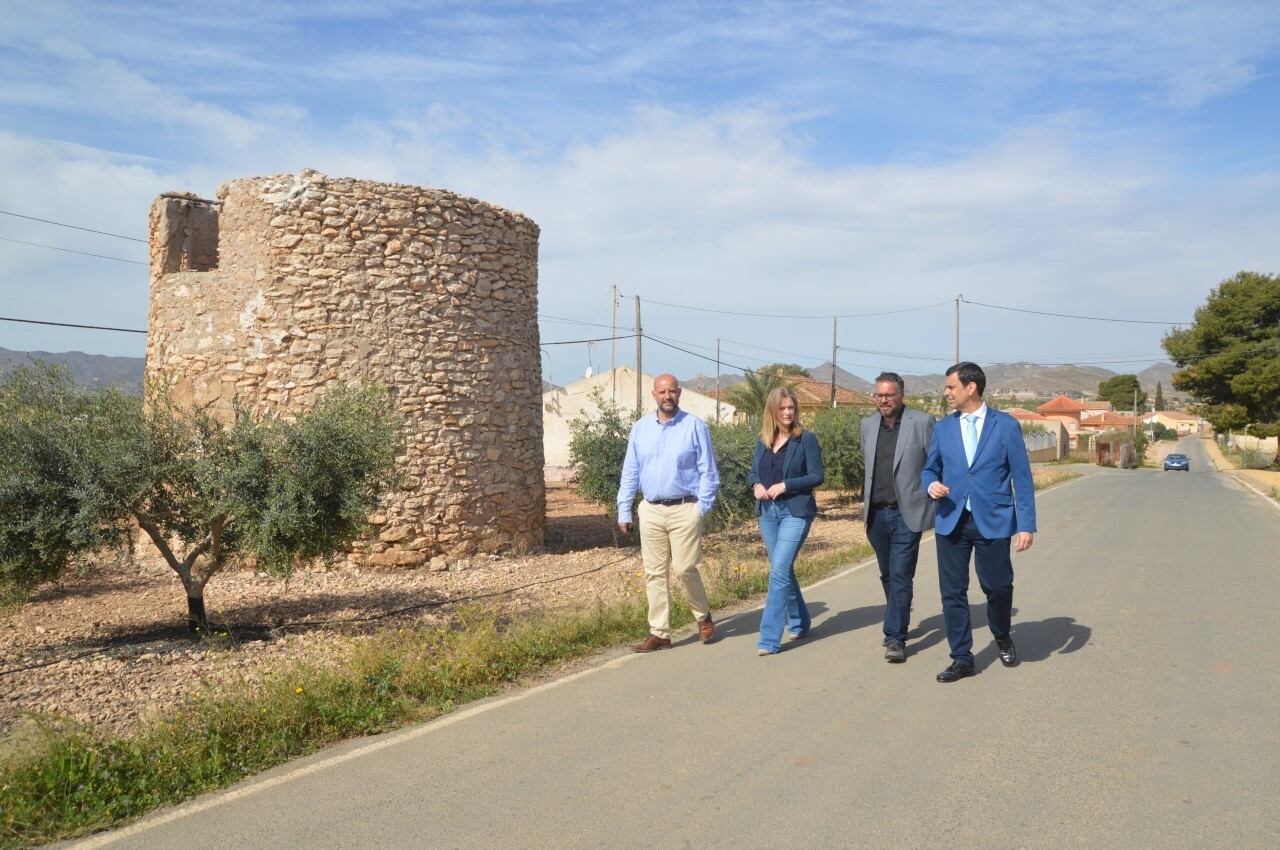 Presentación de las obras de acondicionamiento del vial que une La Aljorra y Cuesta Blanca