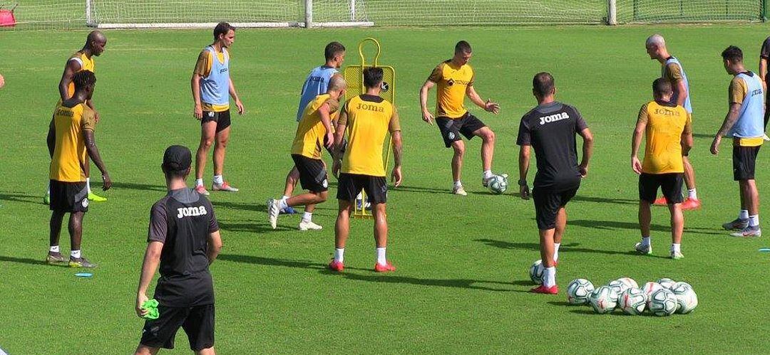El Getafe realizó la semana pasada una concentración en Oliva