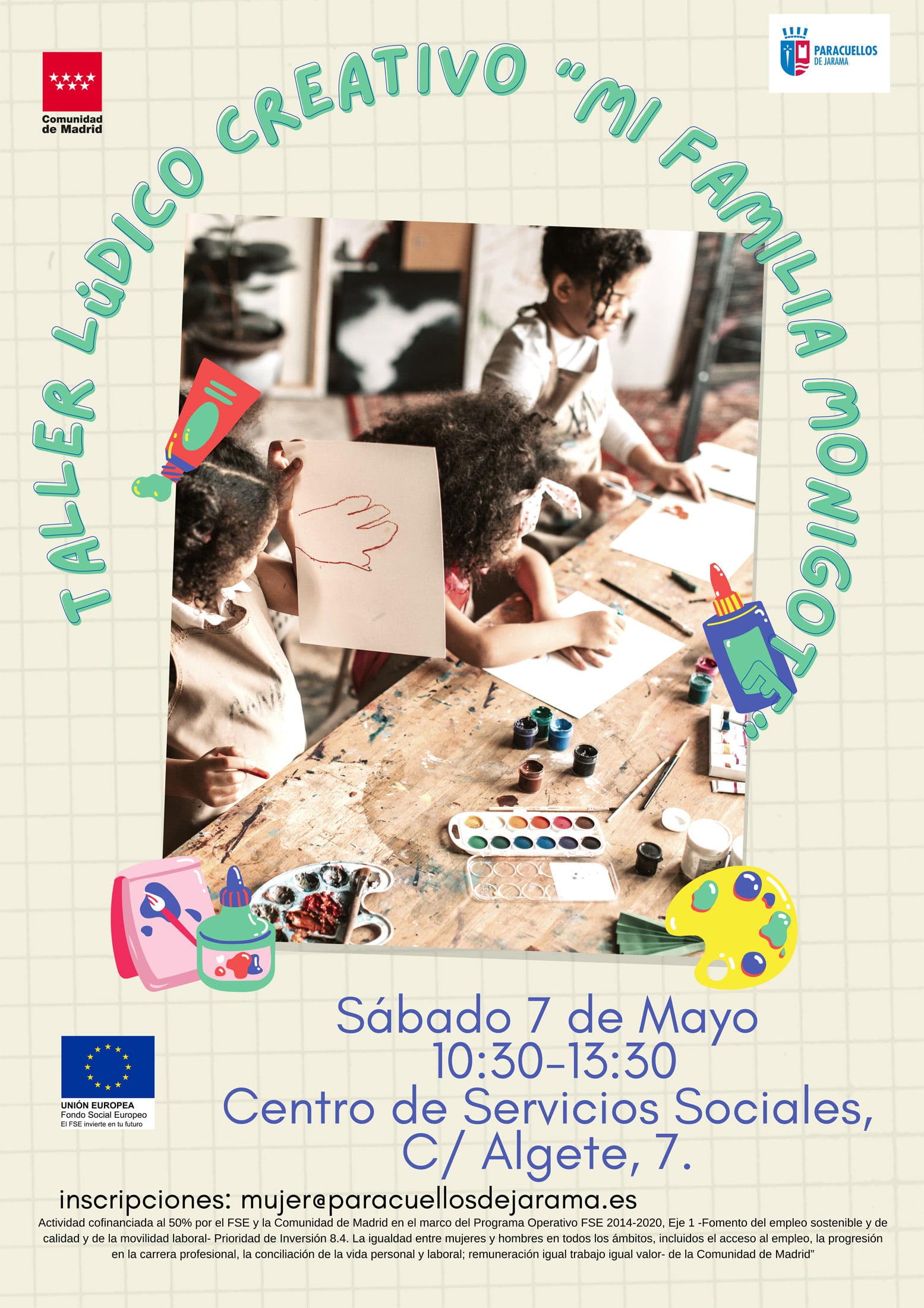 Los talleres se desarrollarán durante el mes de mayo y están orientados a fomentar la expresión emocional por medio de técnicas grupales y creativas y conseguir voluntarios para el Punto violeta en las próximas fiestas