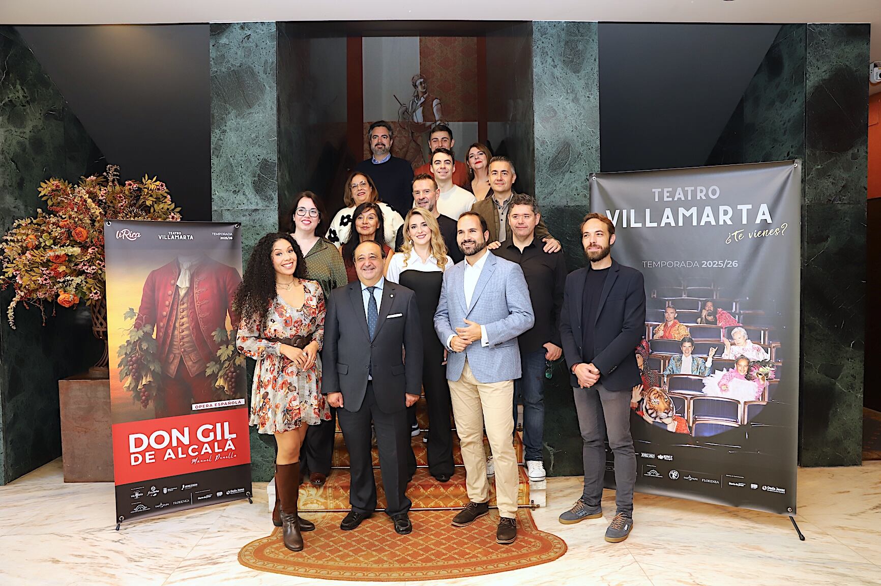 Presentación de la ópera Don Gil de Alcalá, en el Teatro Villamarta