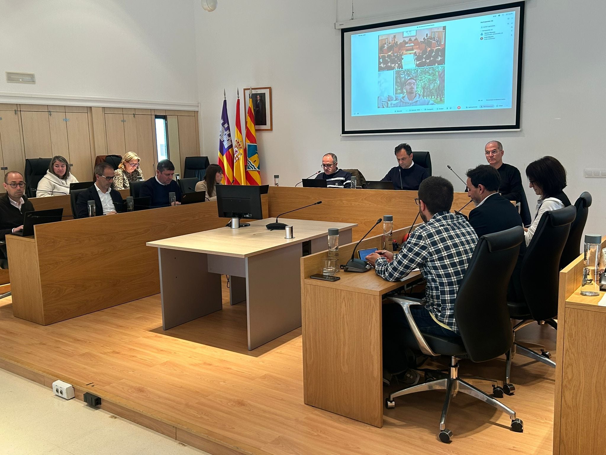 Imagen del pleno del Consell de Formentera