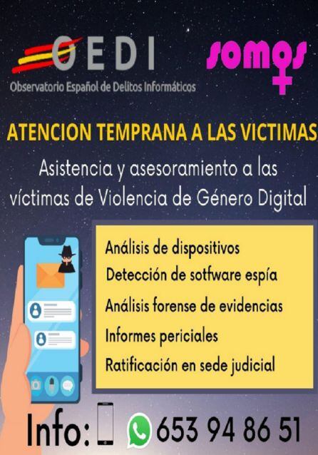 Nuevo servicio de asistencia a víctimas de violencia de género digital