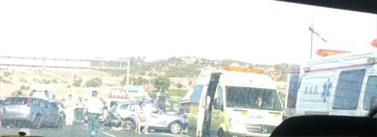 Servicios de emergencias en la zona