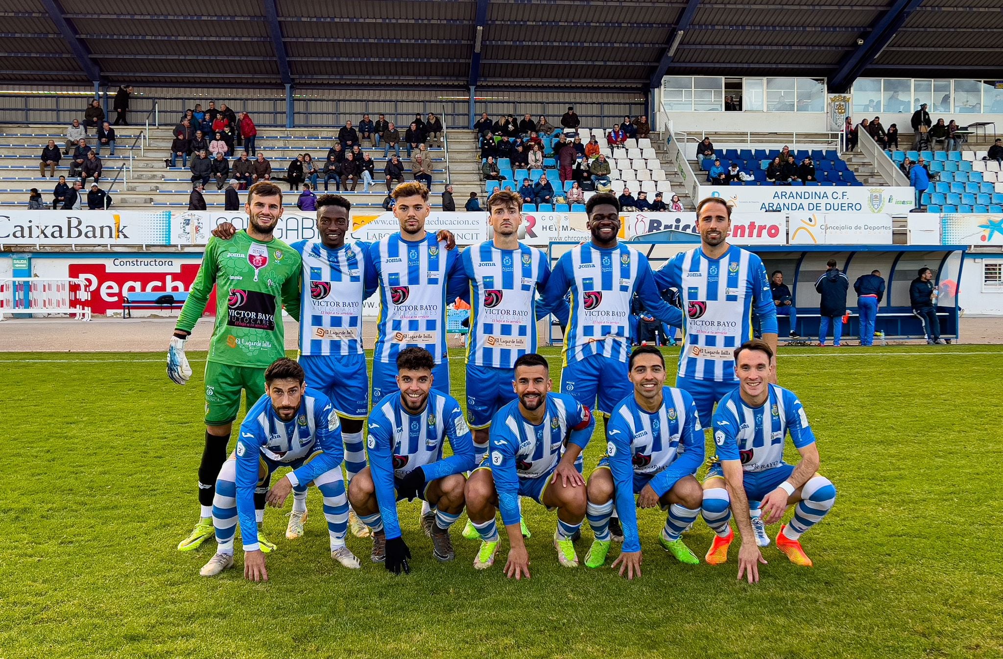 El once titular de una Arandina que entra en la historia del club