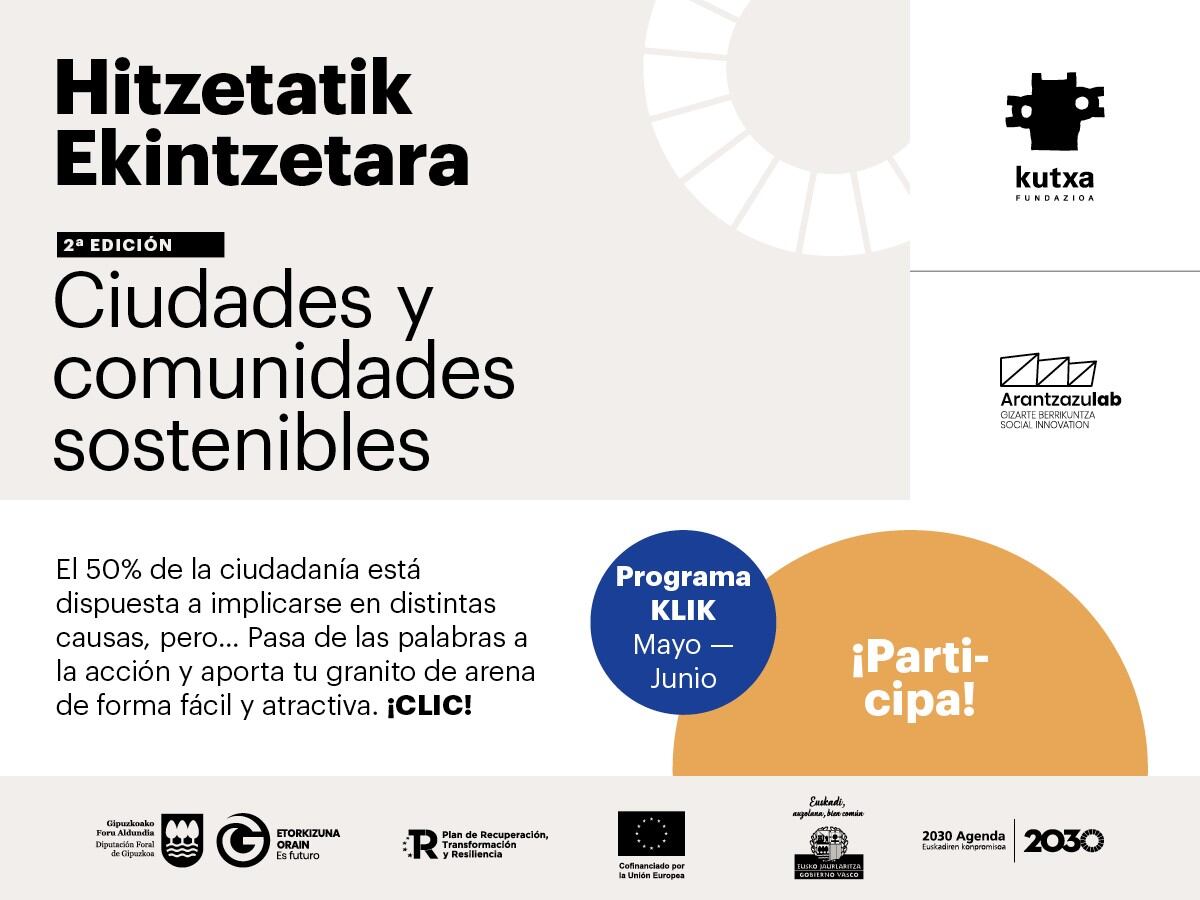 Hitzetatik Ekintzetara. Ciudades y comunidades sostenibles