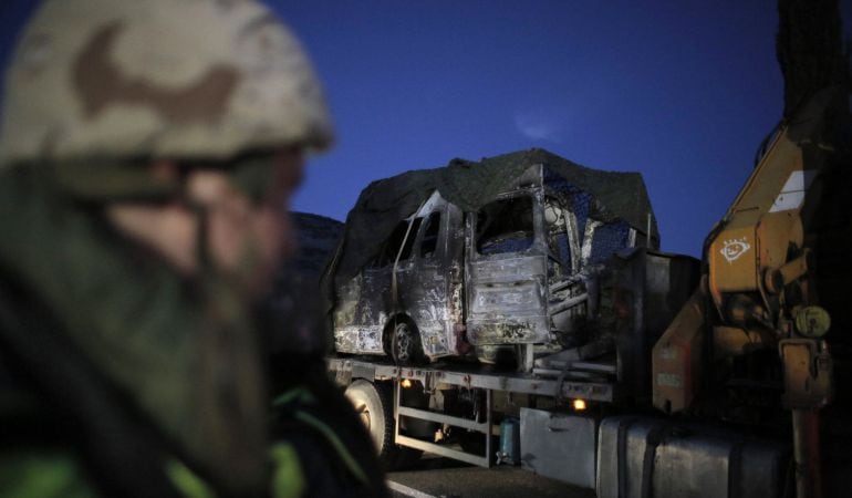 Muere un soldado español por fuego israelí al sur del Líbano.