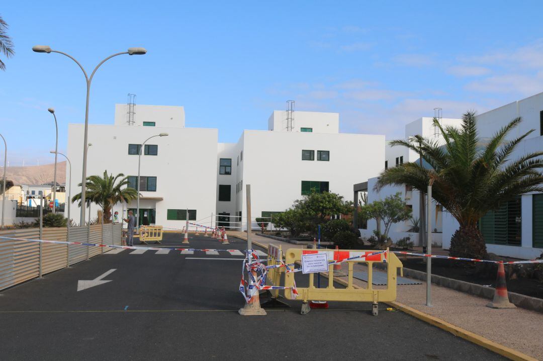 Zona en la que se acometen las obras del búnker de Radioterapia en Lanzarote.