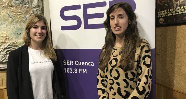 Gracia Valiente y Beatriz Hernádez, psicóloga y trabajadora social de la asociación Parkinson Cuenca.