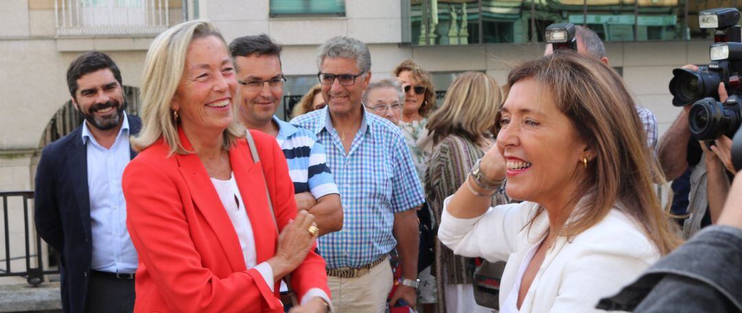 Beatriz Mato en el acto en el que anunció que se presentaba